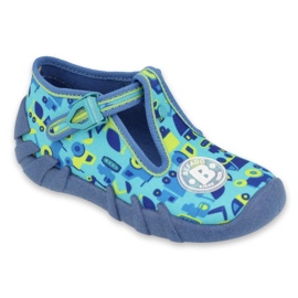 Chaussures pour enfants Befado 110P409 bleu vert 4