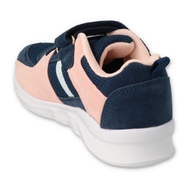 Chaussures pour enfants Befado 516Y128 bleu marine rose 3