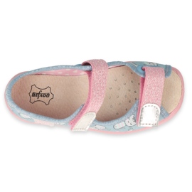 Chaussures enfant Befado 869X167 bleu rose gris 3 Chaussures enfant Befado 869X167 bleu rose gris 3