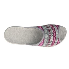 Chaussures femme Befado pu 254D133 rose gris 3