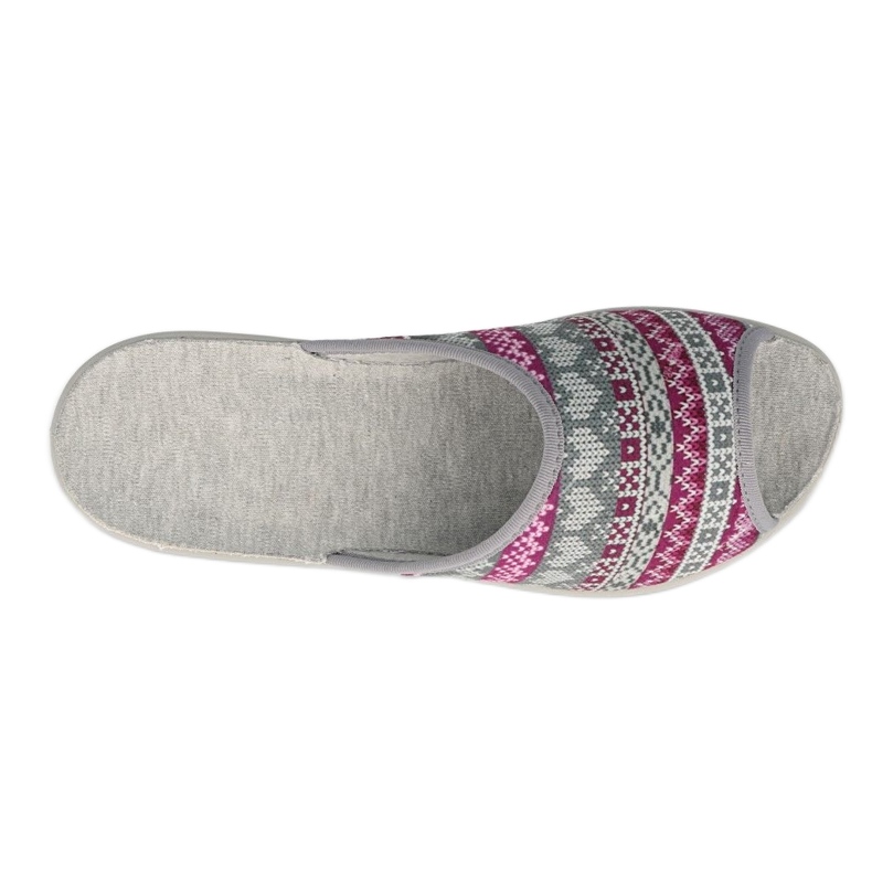 Chaussures femme Befado pu 254D133 rose gris 3