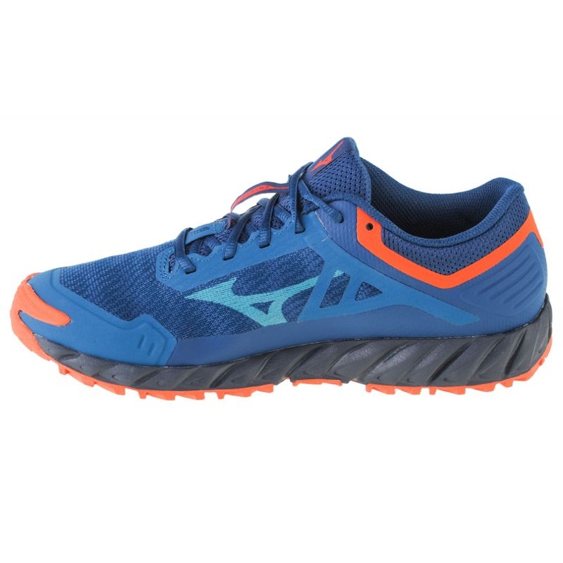 Chaussures Mizuno Wave Ibuki 3 M J1GJ207318 bleu orange 1 Chaussures Mizuno Wave Ibuki 3 M J1GJ207318 bleu orange 1
