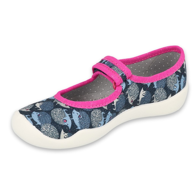 Chaussures pour enfants Befado 114Y466 bleu marin rose 1