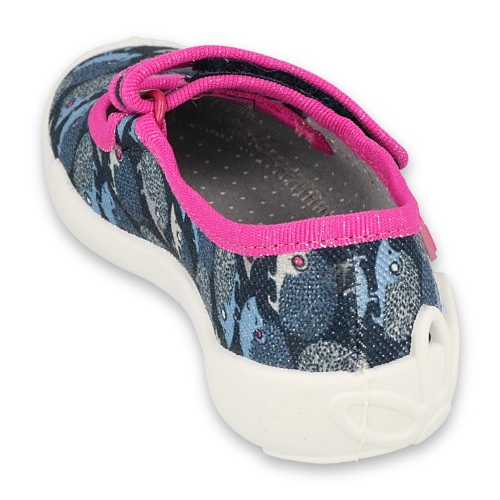 Chaussures pour enfants Befado 114Y466 bleu marine rose 2