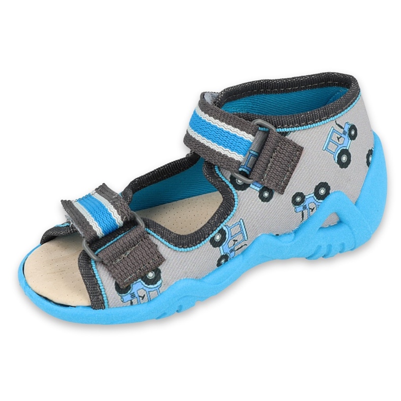 Chaussures enfant Befado jaune 350P027 bleu gris 2