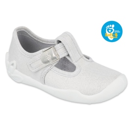 Befado chaussures pour enfants argent blanc 115X001 gris 5 Befado chaussures pour enfants argent blanc 115X001 gris 5