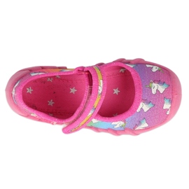 Befado chaussures pour enfants speedy 109P232 violet bleu rose jaune 4