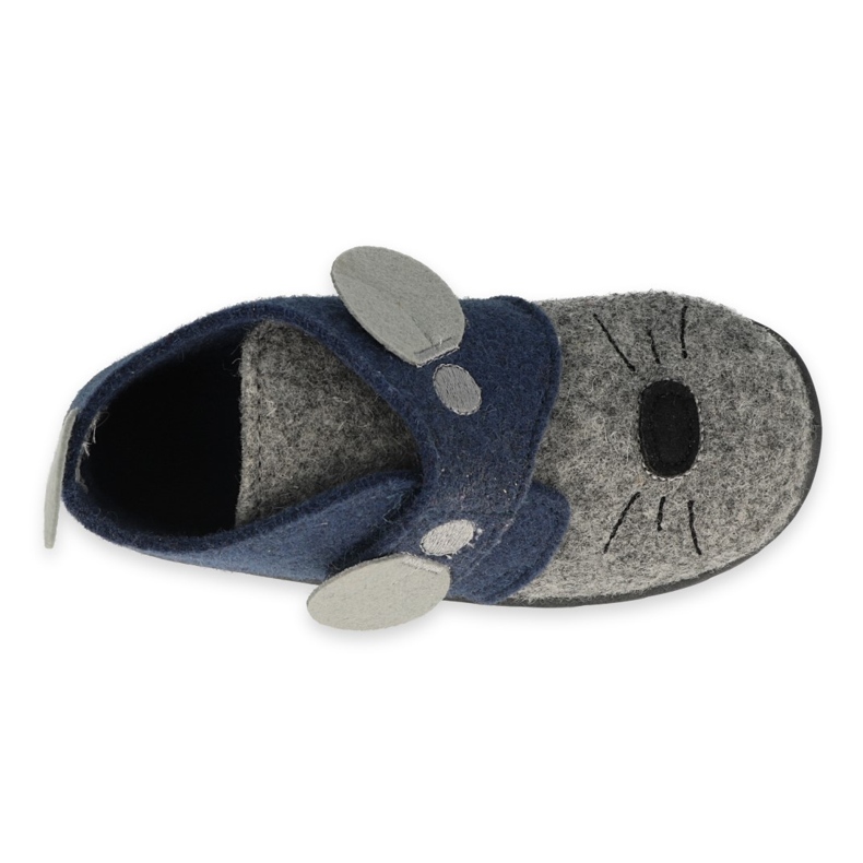 Chaussures enfant Befado 526P080 bleu marine gris 3