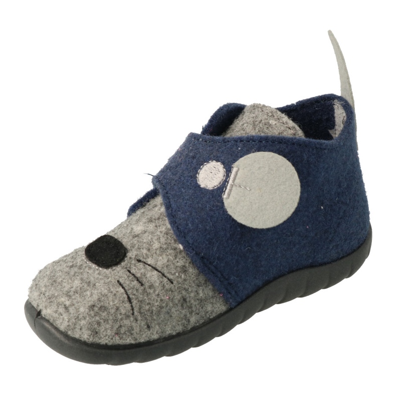 Chaussures enfant Befado 526P080 bleu marin gris 4
