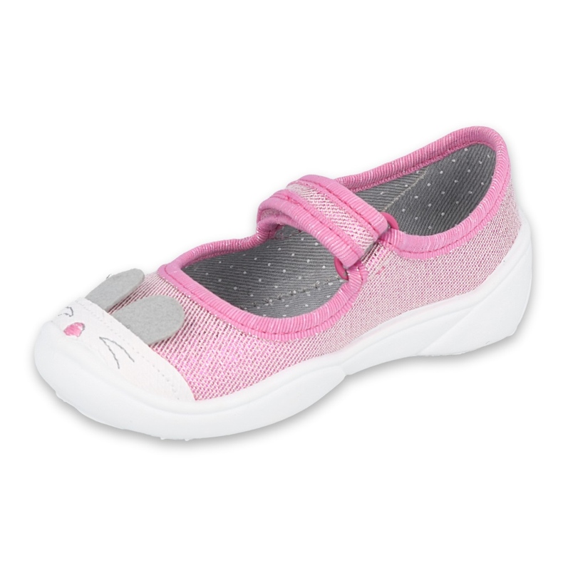 Chaussures enfant Befado 209P034 rose argent 1