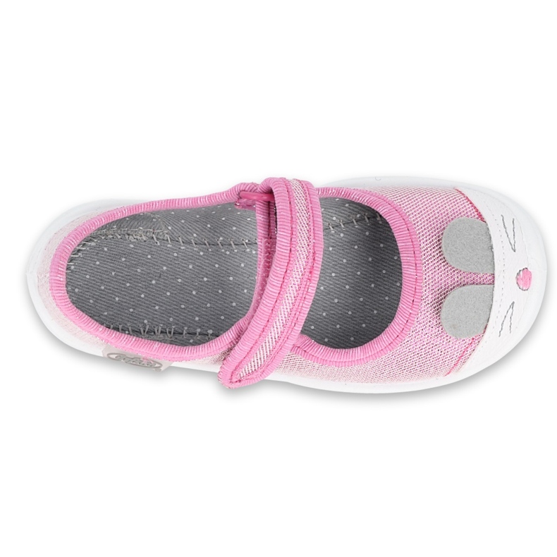 Chaussures enfant Befado 209P034 rose argent 3