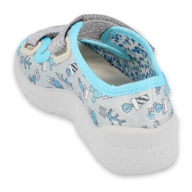 Chaussures enfant Befado 869X155 bleu argent gris 2 Chaussures enfant Befado 869X155 bleu argent gris 2