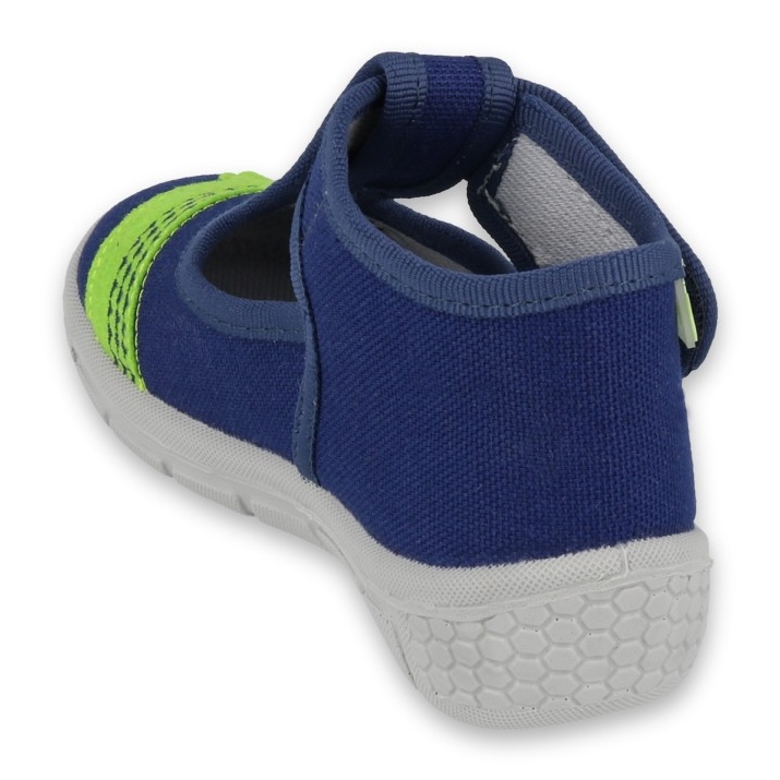 Chaussures enfant Befado 531P083 bleu marine vert 5