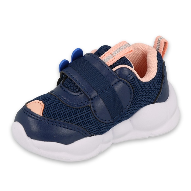 Chaussures enfant Befado 516P090 bleu marine rose 1