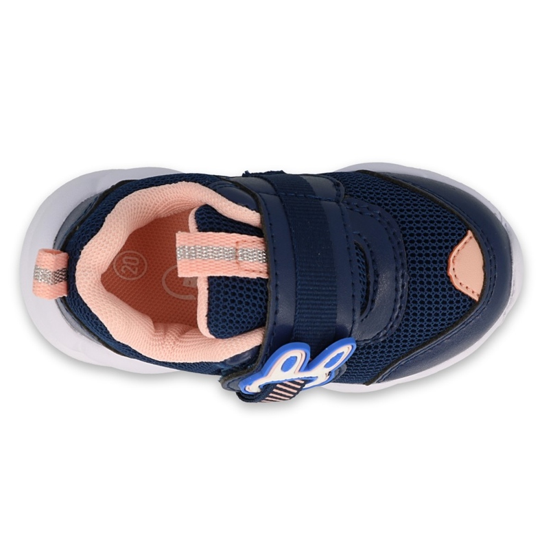 Chaussures enfant Befado 516P090 bleu marine rose 3
