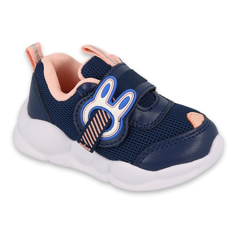 Chaussures enfant Befado 516P090 bleu marin rose 4