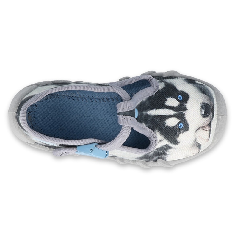 Chaussures pour enfants Befado 110P417 blanche le noir gris 3