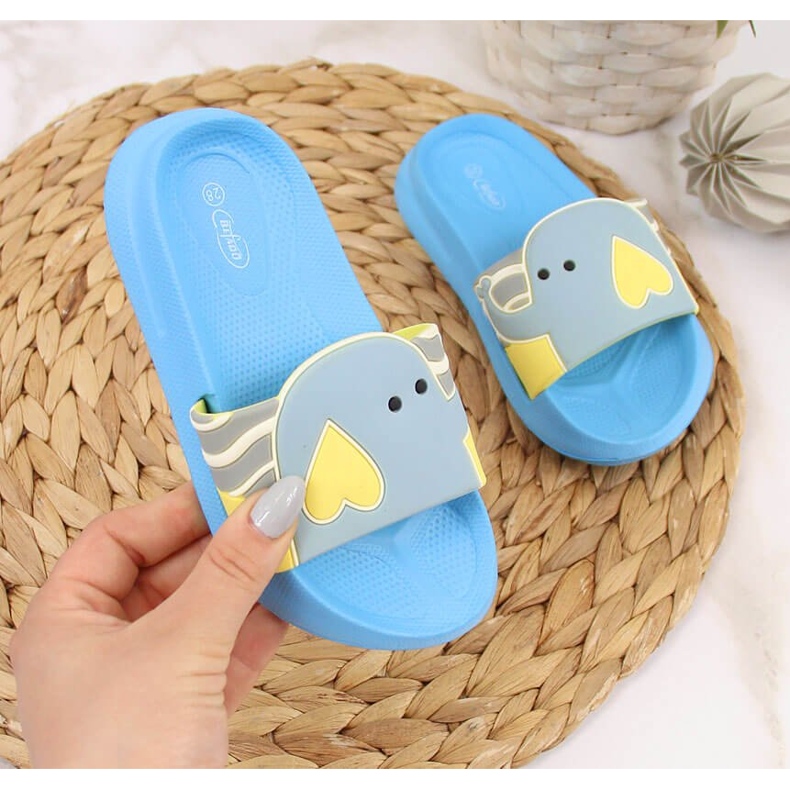 Befado chaussons en mousse pour enfants bleu 152X002 4 Befado chaussons en mousse pour enfants bleu 152X002 4