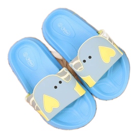 Befado chaussons en mousse pour enfants bleu 152X002 5 Befado chaussons en mousse pour enfants bleu 152X002 5