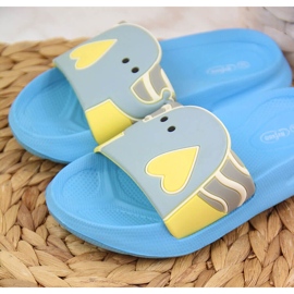 Befado chaussons en mousse pour enfants bleu 152X002 6 Befado chaussons en mousse pour enfants bleu 152X002 6