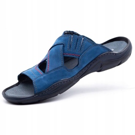 Olivier Chaussons homme 400 bleu 1