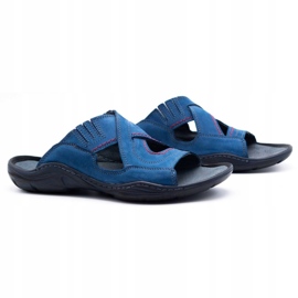 Olivier Chaussons homme 400 bleu 2