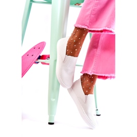 FK2 Chaussures à enfiler Viviana blanches pour femmes 3