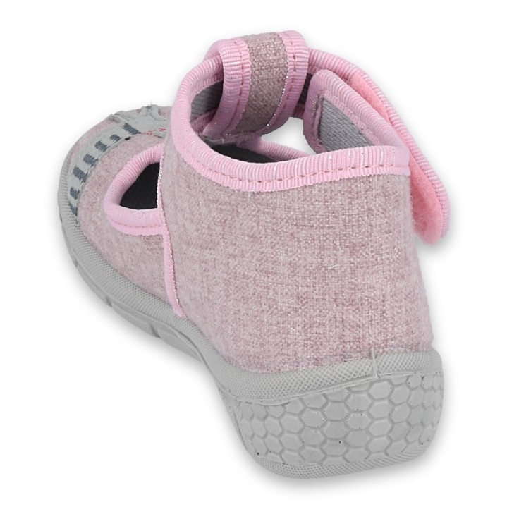Chaussures enfant Befado 531P084 rose gris 3