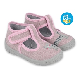 Chaussures enfant Befado 531P084 rose gris 6