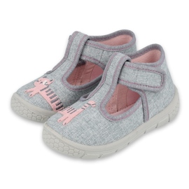 Chaussures enfant Befado 531P072 rose gris 1