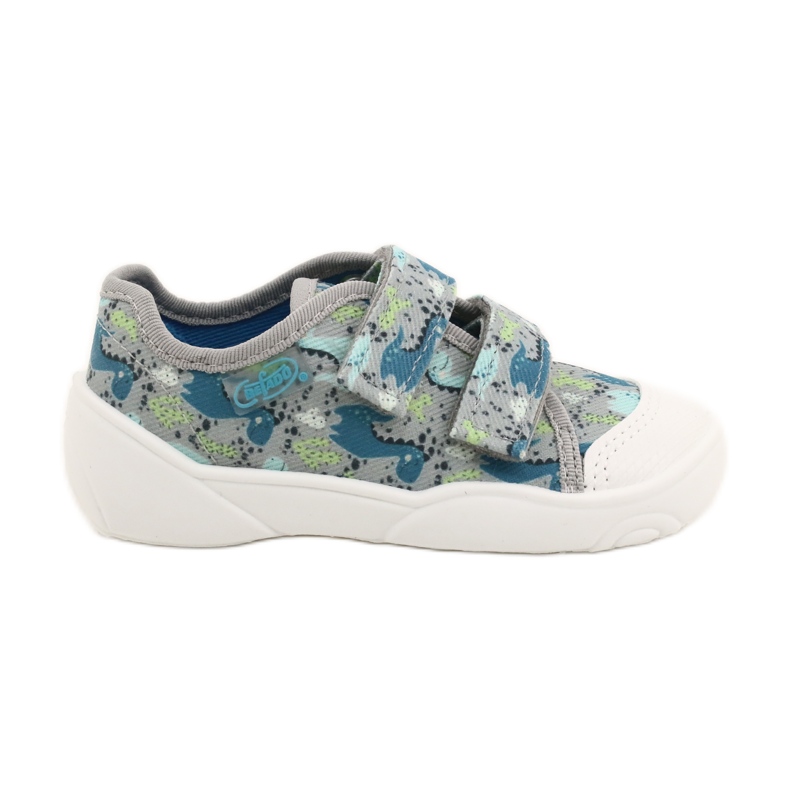 Befado chaussons enfants avec Velcro 907P156 bleu 2 Befado chaussons enfants avec Velcro 907P156 bleu 2