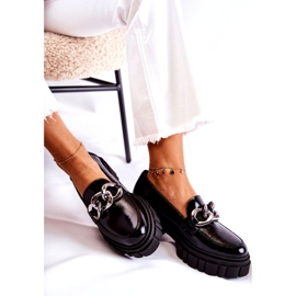 Mocassins Femme Mocassins Cuir Noir Laura Messi 2339 1
