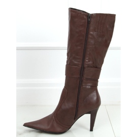 Bottes avec une boucle 39817-2 Marron brun 2