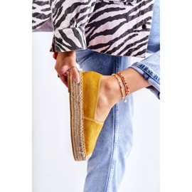 PG1 Espadrilles pour femmes sur la plate-forme Marise jaune 1