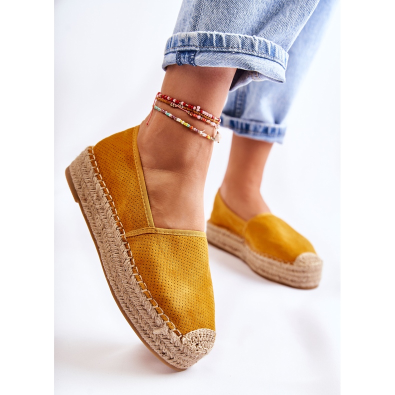 PG1 Espadrilles pour femmes sur la plate-forme Marise jaune 2