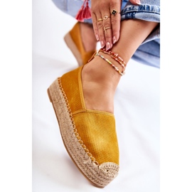 PG1 Espadrilles pour femmes sur la plate-forme Marise jaune 5