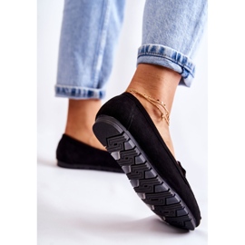PS1 Mocassins en daim noirs pour femmes Colena le noir 4