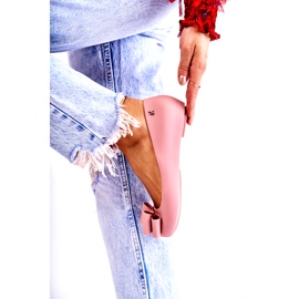 PH1 Ballerines Femme Caoutchouc Nœud Rose Florret 4