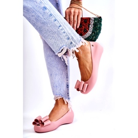 PH1 Ballerines Femme Caoutchouc Nœud Rose Florret 3