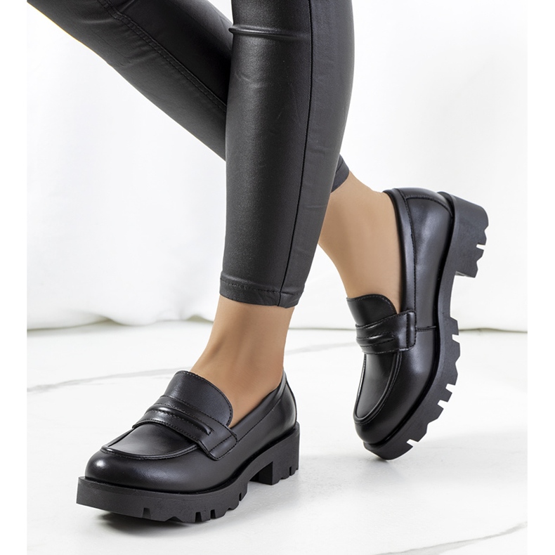 Mocassins Crotty noirs le noir 1