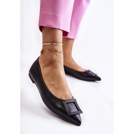 WS1 Ballerine Avec Ornement En Noir Simone Spitz 2