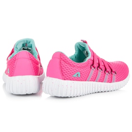 American Club Chaussures de sport textiles rose 1