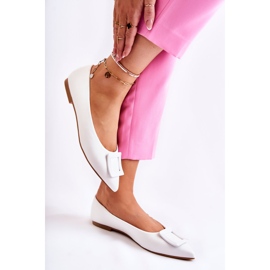 WS1 Ballerine Avec Ornement En Blanc Simone Spitz blanche 3