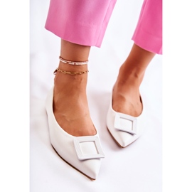 WS1 Ballerine Avec Ornement En Blanc Simone Spitz blanche 4
