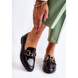 WS1 Mocassins Coriso Laqués Noirs Femme le noir 2