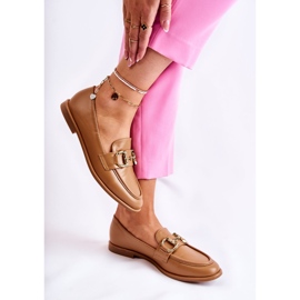 WS1 Mocassins femme Coriso camel brun 3