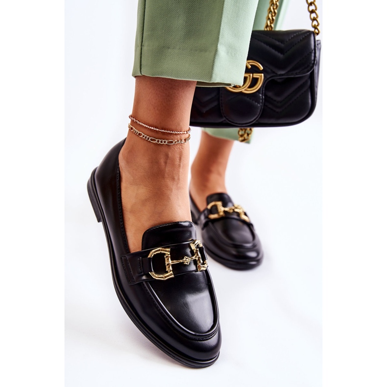 WS1 Mocassins Coriso noirs pour femme 2