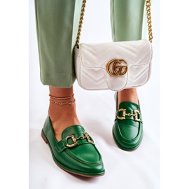 WS1 Mocassins Coriso verts femme 7