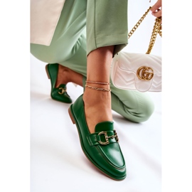 WS1 Mocassins Coriso verts femme 6