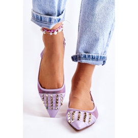 Ballerines à clous pour femmes Violet Kinley 1